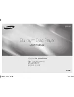 Samsung BD-H4500 User Manual preview