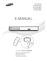 Samsung BD-H8500 User Manual preview