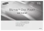 Предварительный просмотр 1 страницы Samsung BD-HM59 User Manual