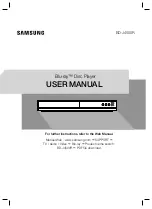 Preview for 1 page of Samsung BD-J4500R User Manual