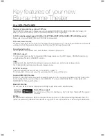 Preview for 2 page of Samsung BD7200 - HT Home Theater System User Manual