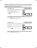 Preview for 34 page of Samsung BD7200 - HT Home Theater System User Manual