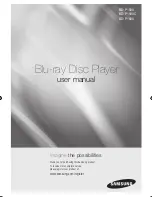 Preview for 1 page of Samsung BDP1590 - Blu-Ray Disc Player User Manual