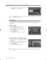 Preview for 78 page of Samsung BDP1590 - Blu-Ray Disc Player User Manual