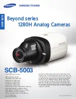 Preview for 1 page of Samsung Beyond SCB-5003 Specifications