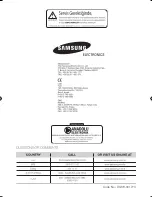 Preview for 40 page of Samsung BF62CCST User Manual