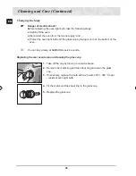 Предварительный просмотр 38 страницы Samsung BF64CCST Installation And Operating Instructions Manual