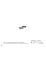 Preview for 34 page of Samsung BL103 - 10.2 Mega Pixels Digital Camera Quick Start Manual