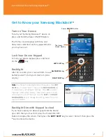 Preview for 7 page of Samsung BlackJack Getting Started Manual