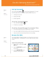 Preview for 10 page of Samsung BlackJack Getting Started Manual