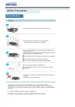 Предварительный просмотр 5 страницы Samsung Blu-ray Player Safety Precautions