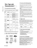 Preview for 8 page of Samsung Blu-ray Player User Manual