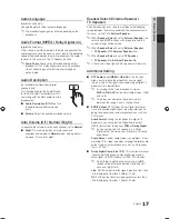 Предварительный просмотр 17 страницы Samsung BN68-02727A-00 User Manual