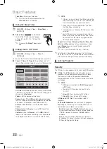 Предварительный просмотр 22 страницы Samsung BN68-03114B-01 User Manual