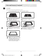 Предварительный просмотр 10 страницы Samsung BQ2Q7G078 Prezio Dual Cook Electric Oven Installation And Operating Instructions Manual