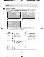 Предварительный просмотр 14 страницы Samsung BQ2Q7G078 Prezio Dual Cook Electric Oven Installation And Operating Instructions Manual