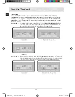 Предварительный просмотр 16 страницы Samsung BQ2Q7G078 Prezio Dual Cook Electric Oven Installation And Operating Instructions Manual