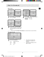 Предварительный просмотр 21 страницы Samsung BQ2Q7G078 Prezio Dual Cook Electric Oven Installation And Operating Instructions Manual