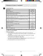 Предварительный просмотр 46 страницы Samsung BQ2Q7G078 Prezio Dual Cook Electric Oven Installation And Operating Instructions Manual