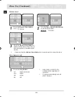 Preview for 22 page of Samsung BQ2Q7G078 Prezio Dual Cook Electric Oven Owner'S Manual