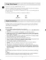 Preview for 4 page of Samsung BT62TDBST Installation And Operating Instructions Manual