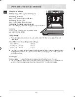 Предварительный просмотр 14 страницы Samsung BT63TDFST Installation And Operating Instructions Manual