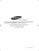 Предварительный просмотр 52 страницы Samsung BT63TDFST Installation And Operating Instructions Manual