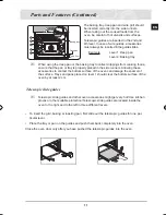 Предварительный просмотр 13 страницы Samsung BT65TDBFST Installation And Operating Instructions Manual