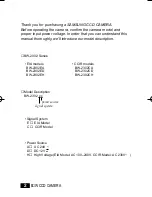 Preview for 2 page of Samsung BW-2302 SERIES Instruction Manual