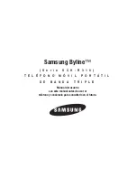 Preview for 1 page of Samsung Byline SCH-R310 Serie (Spanish) Manual Del Usuario