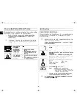 Preview for 18 page of Samsung C100 Owner'S Instructions And Cooking Manual