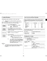 Preview for 9 page of Samsung C103 Owner'S Instructions And Cooking Manual