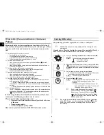 Preview for 8 page of Samsung C109ST Owner'S Instructions And Cooking Manual