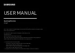 Preview for 1 page of Samsung C24FG73FQ Series User Manual