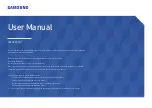 Samsung C34H890 User Manual preview