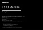 Samsung C49HG90 User Manual preview