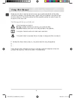 Preview for 4 page of Samsung C61RA series Installation And Operating Instructions Manual