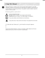 Preview for 4 page of Samsung C61RAAST Installation And Operating Instructions Manual