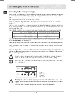 Предварительный просмотр 8 страницы Samsung C61RAAST Installation And Operating Instructions Manual