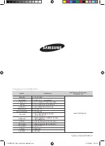 Preview for 96 page of Samsung C61RCCN Installation And Operating Instructions Manual