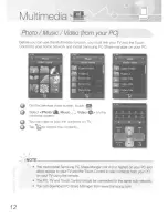 Предварительный просмотр 12 страницы Samsung C700 User Manual