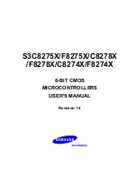 Предварительный просмотр 1 страницы Samsung C8274X User Manual