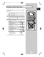 Предварительный просмотр 29 страницы Samsung CB-14S1BV Owner'S Instructions Manual