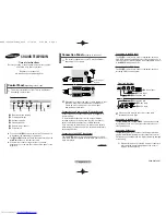 Preview for 1 page of Samsung CB-15N112T Owner'S Instructions Manual