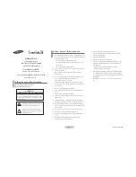 Preview for 1 page of Samsung CB-21M17ML Manual