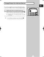 Preview for 31 page of Samsung CB21K22 Owner'S Instructions Manual