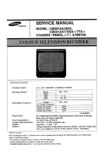 Preview for 1 page of Samsung CB5012A/SGX Service Manual