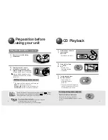 Preview for 7 page of Samsung CD YEPP MCD-HM200H Instruction Manual