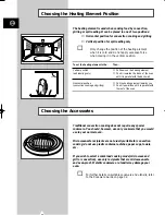 Preview for 22 page of Samsung CE101K Owner'S Instructions Manual