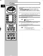 Preview for 24 page of Samsung CE101K Owner'S Instructions Manual